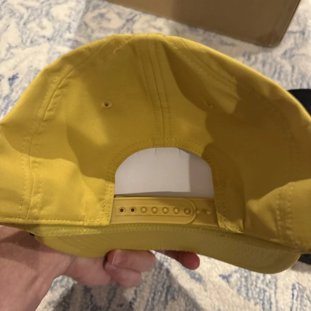 2 Cap Bundle Cap America hat, Dri-Fit Golf , Black Cap, Mustard Cap, Adjustable